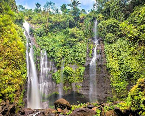 Private Sekumpul Waterfall, Banyumala Waterfall and Bedugul Temple