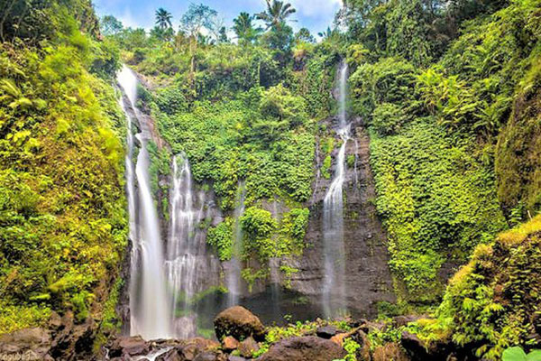 Private Sekumpul Waterfall, Banyumala Waterfall and Bedugul Temple